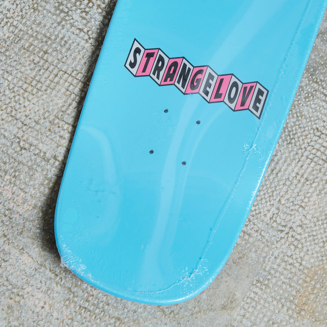 Strange Love Skateboards Natas Kaupas x Sean Cliver Blue