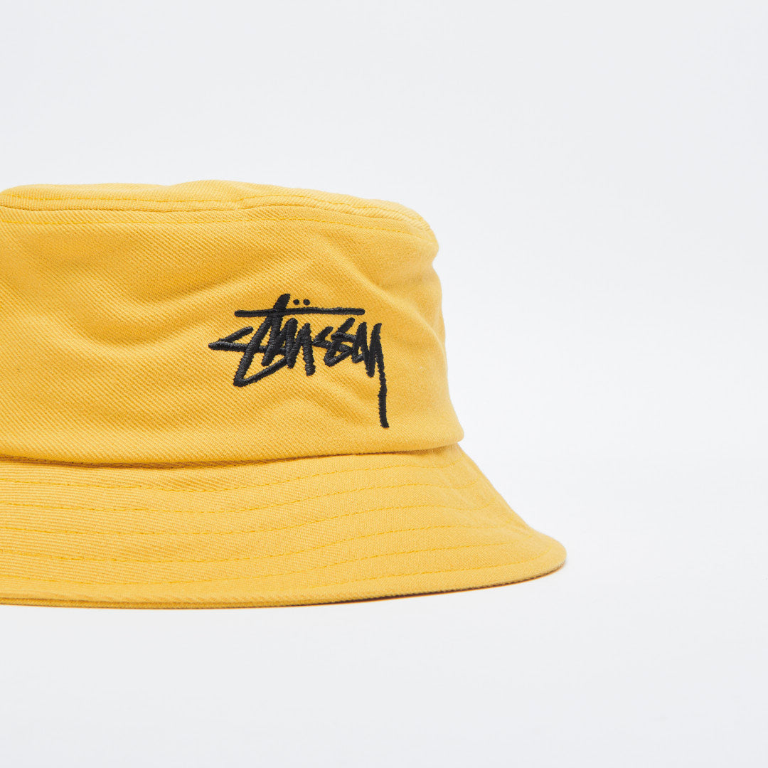 Stüssy - Big Stock Bucket Hat (Mustard)