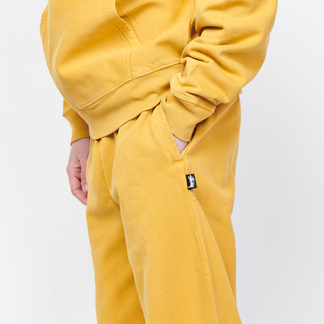 Stussy - Pigment Dyed Fleece Pant (Gold)