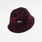 Stüssy Psychedelic Deep Bucket Hat - Red