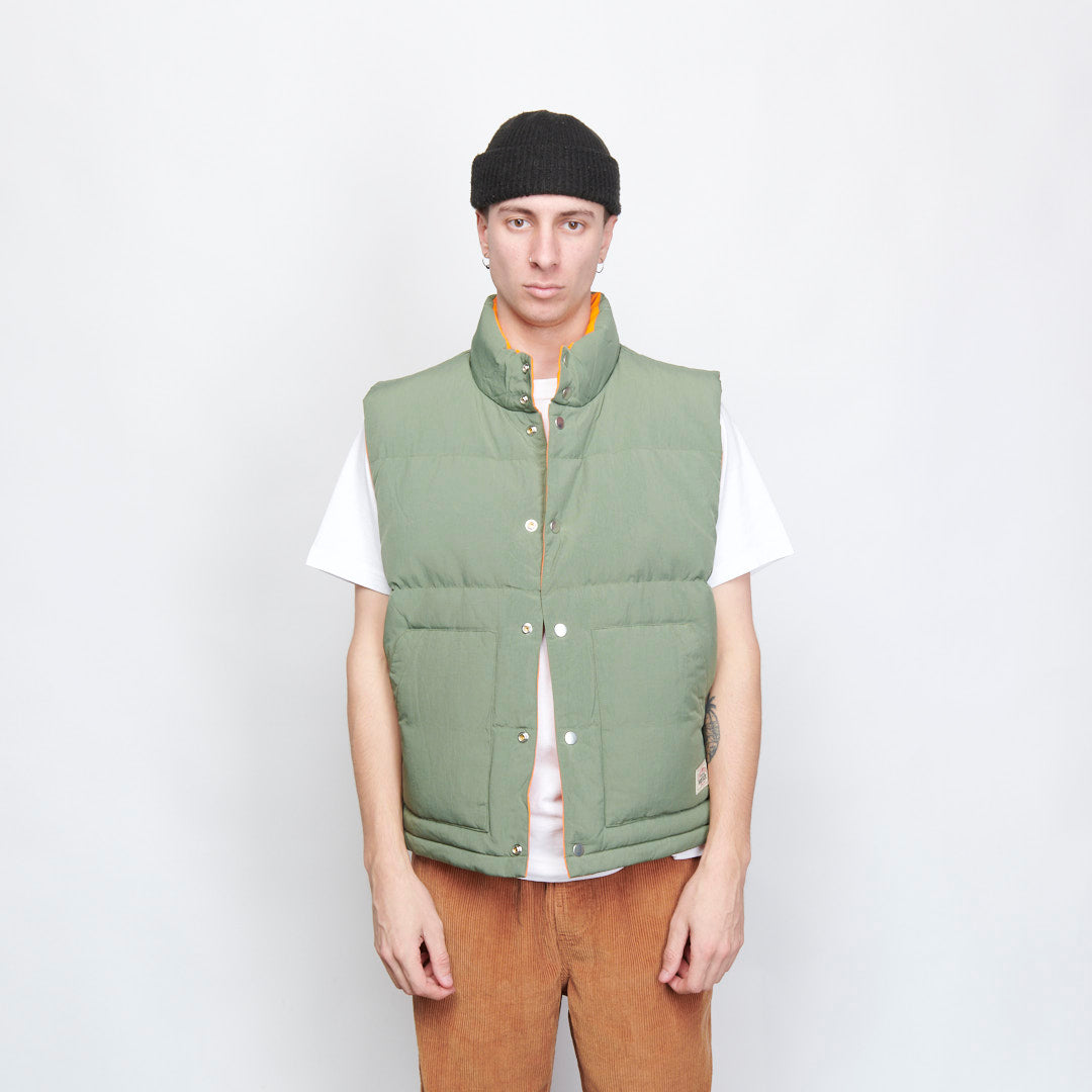 Stüssy - Reversible Down Workgear Vest (Olive)