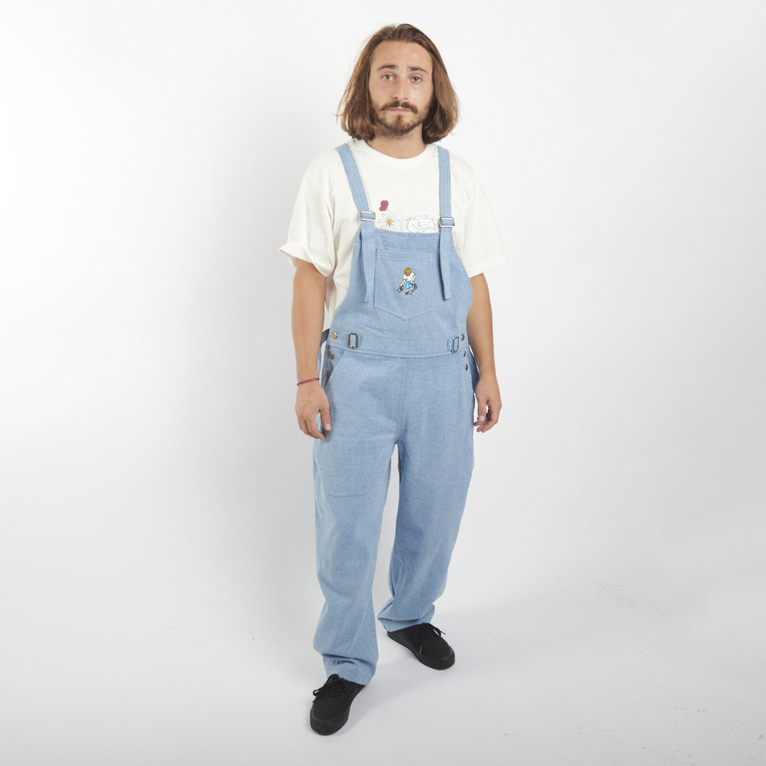 Televisi Star Overall Light Blue Denim