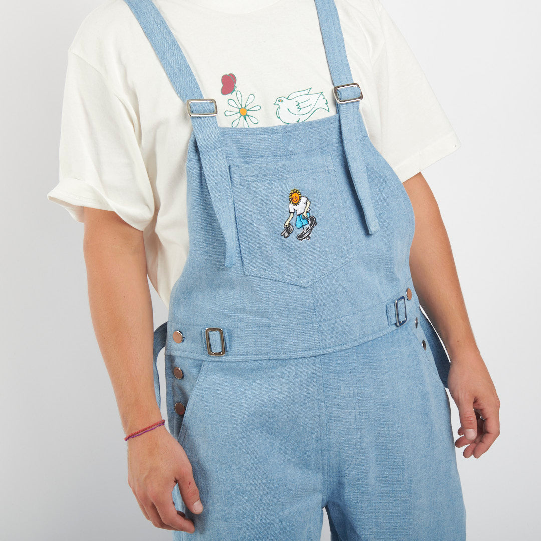 Televisi Star Overall Light Blue Denim