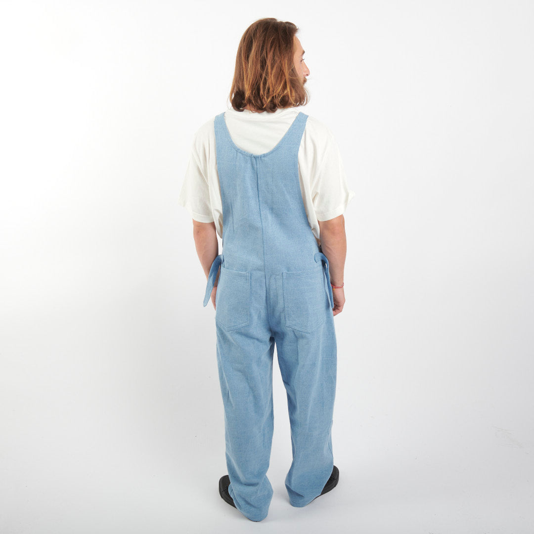 Televisi Star Overall Light Blue Denim