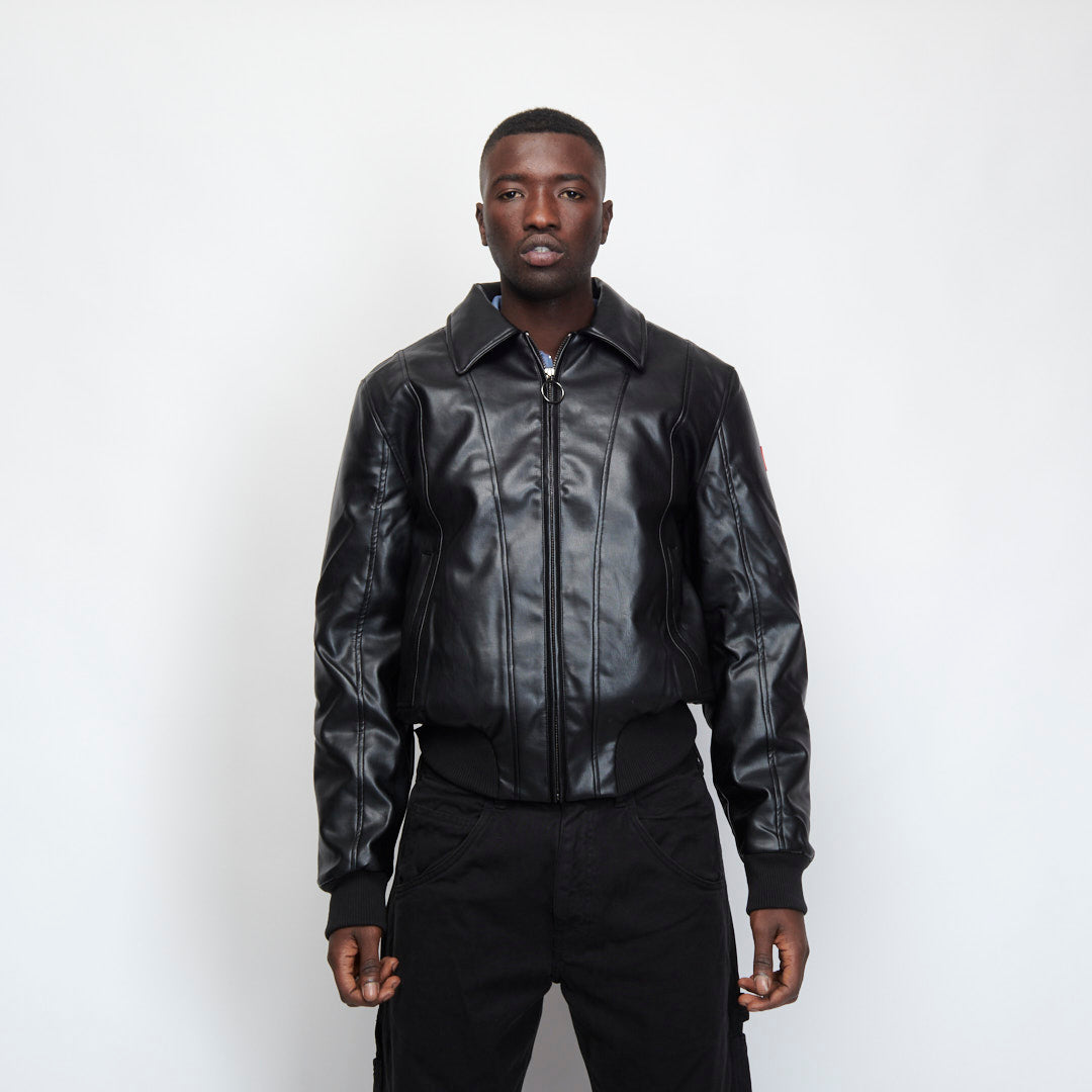 The New Originals - 9-Dots Altitude Jacket (Black Leather)