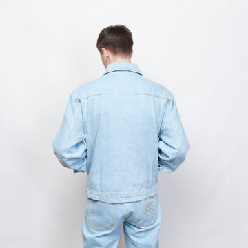 The New Originals - Multi Pocket Denim Jacket (Light Wash Denim)