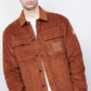 The New Originals - Mutli Pocket Corduroy Jacket  (Gingerbread)