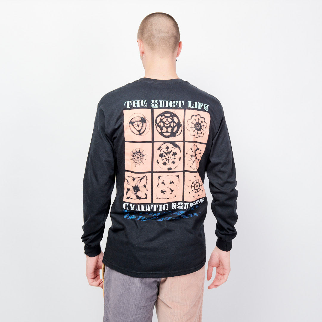 The Quiet Life - Cymatic Sounds Long Sleeve T-Shirt (Black)