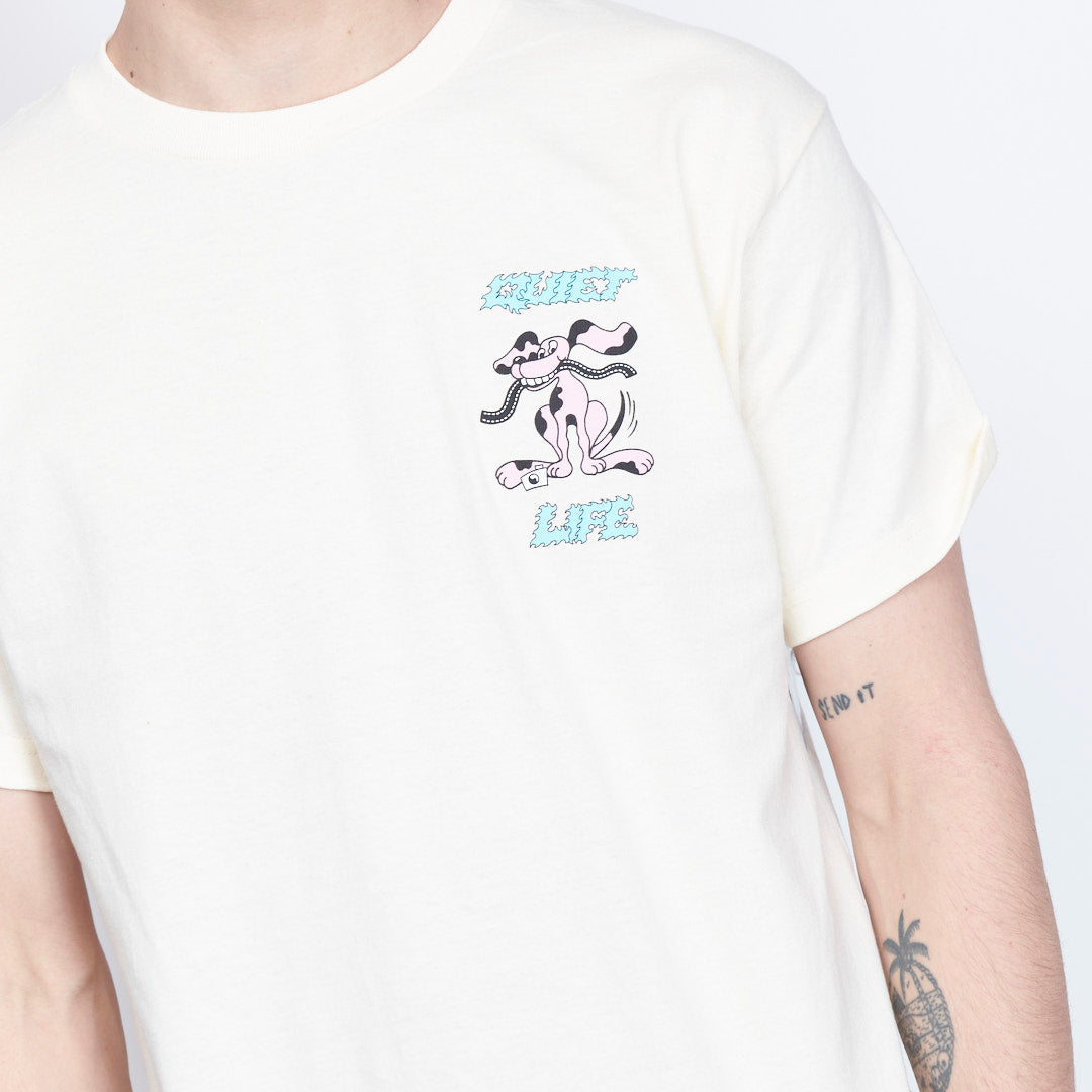 The Quiet Life - Film Dog Tee (Cream)