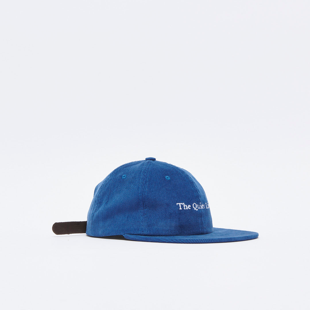 The Quiet Life - Serif Cord Polo Hat "Made in USA" (Blue)