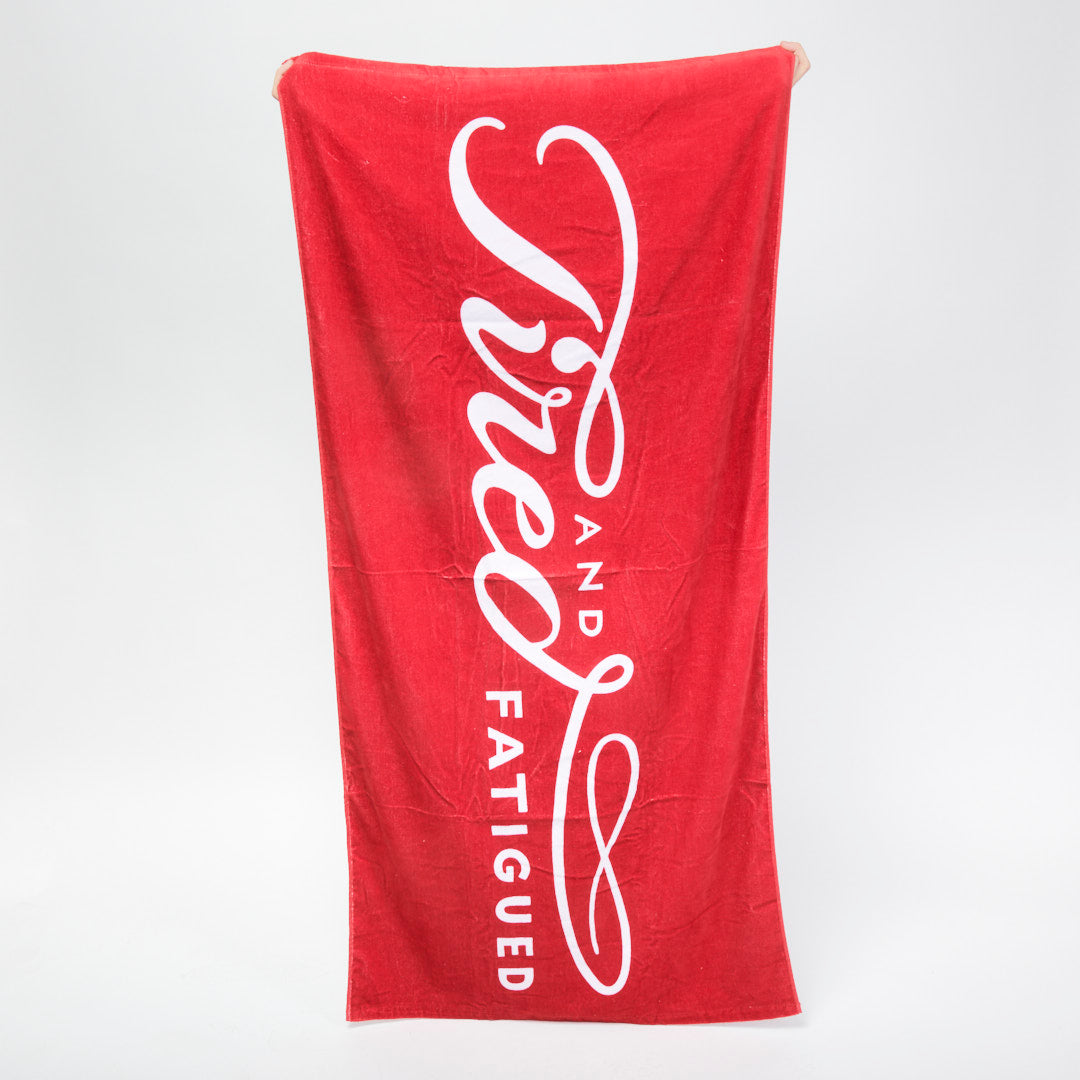 Tired Skateboards - Always Towel (Red)