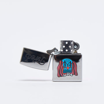 Tired Skateboards - Clown Zippo Lighter (Chrome)