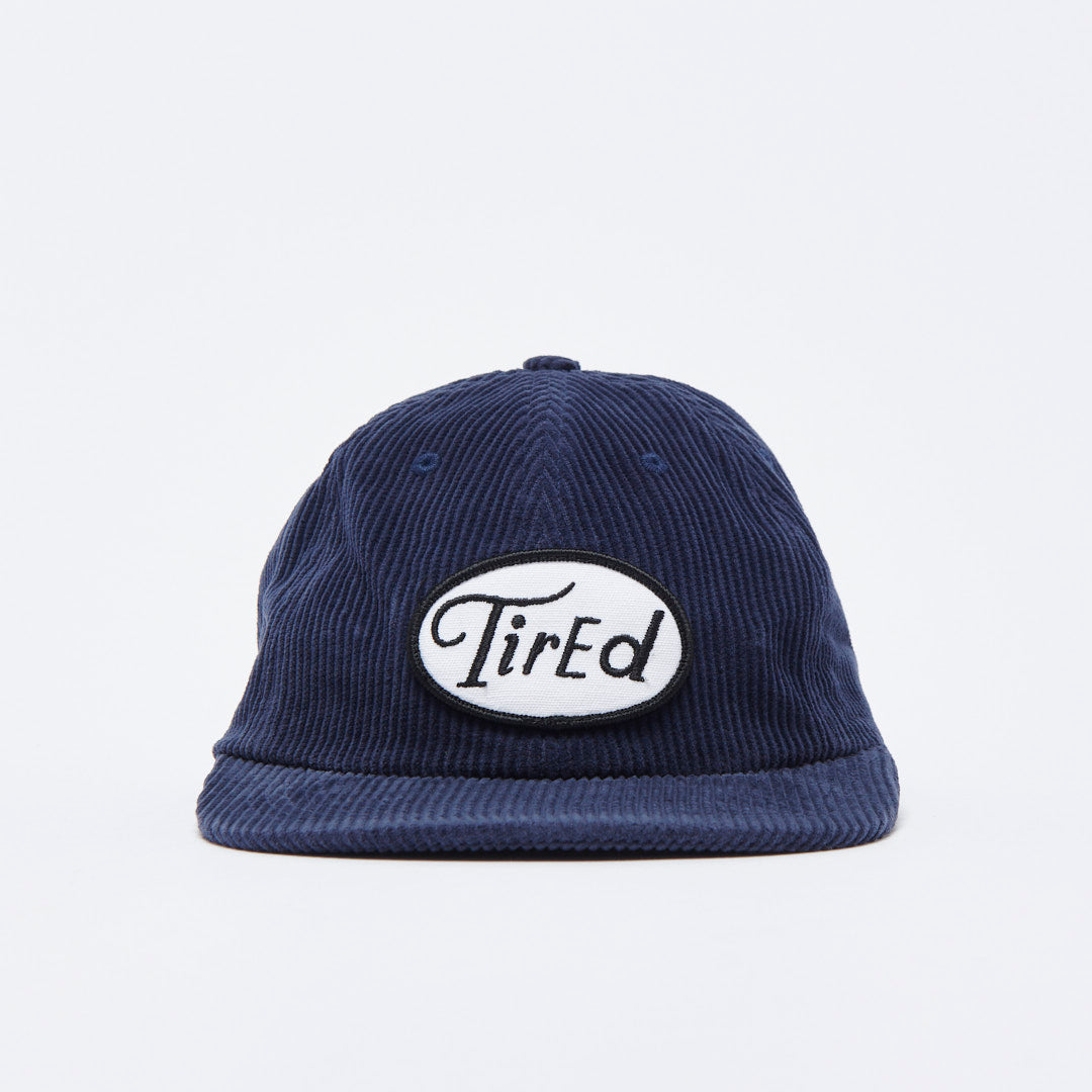Tired Skateboards - Crawl Corduroy Cap (Navy)