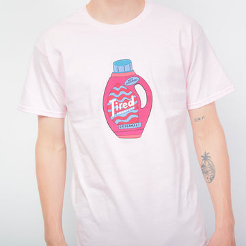 Tired Skateboards Detergent S/S Tee (Pink)