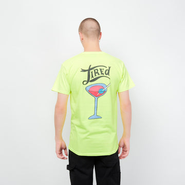 Tired Skateboards Dirty Martini S/S Tee (Chartreuse)