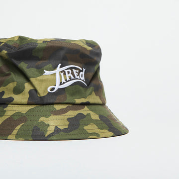 Tired Skateboards - Dirty Martini Washed Bucket Cap (Camo)