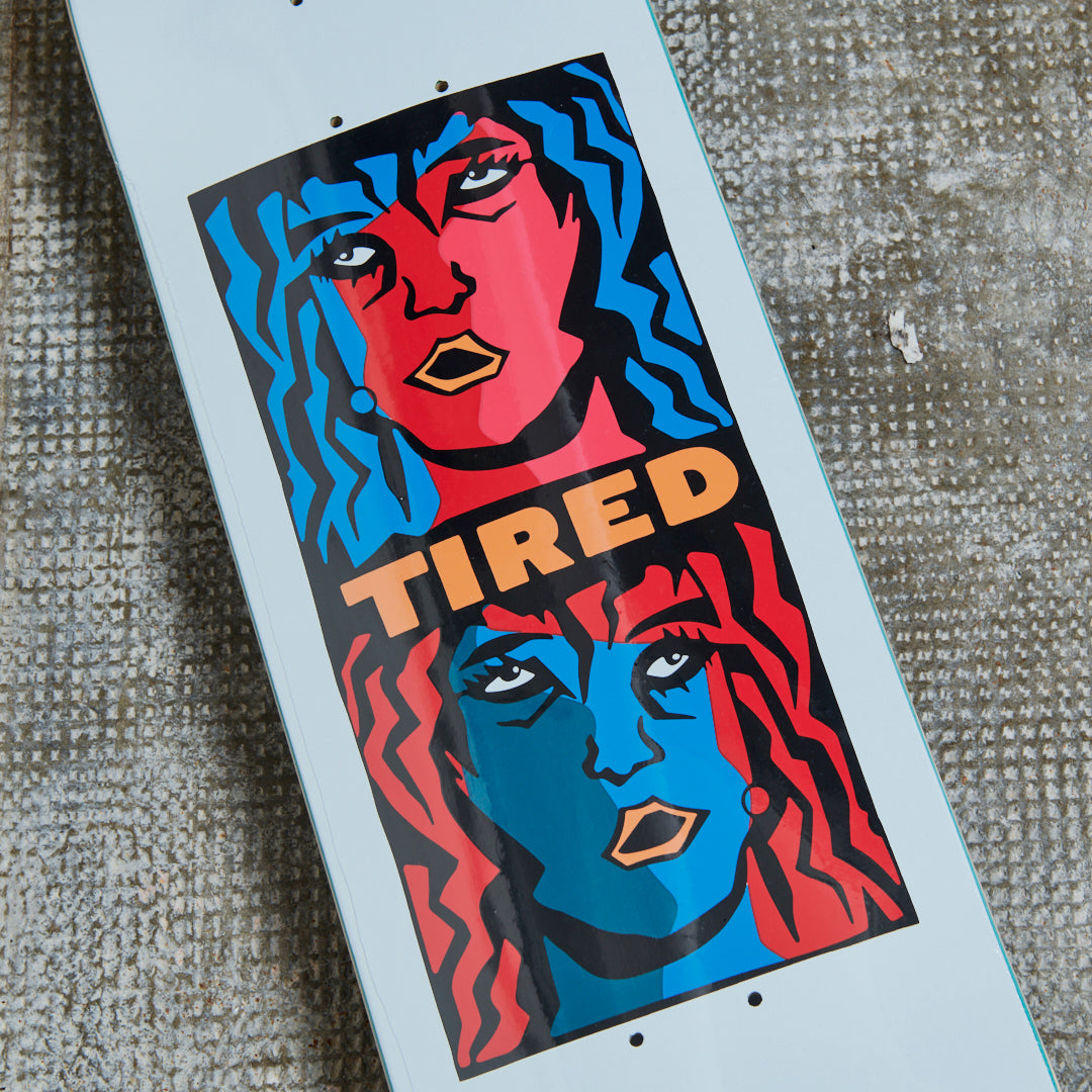 Tired Skateboards Double Vision - Deck 8.25