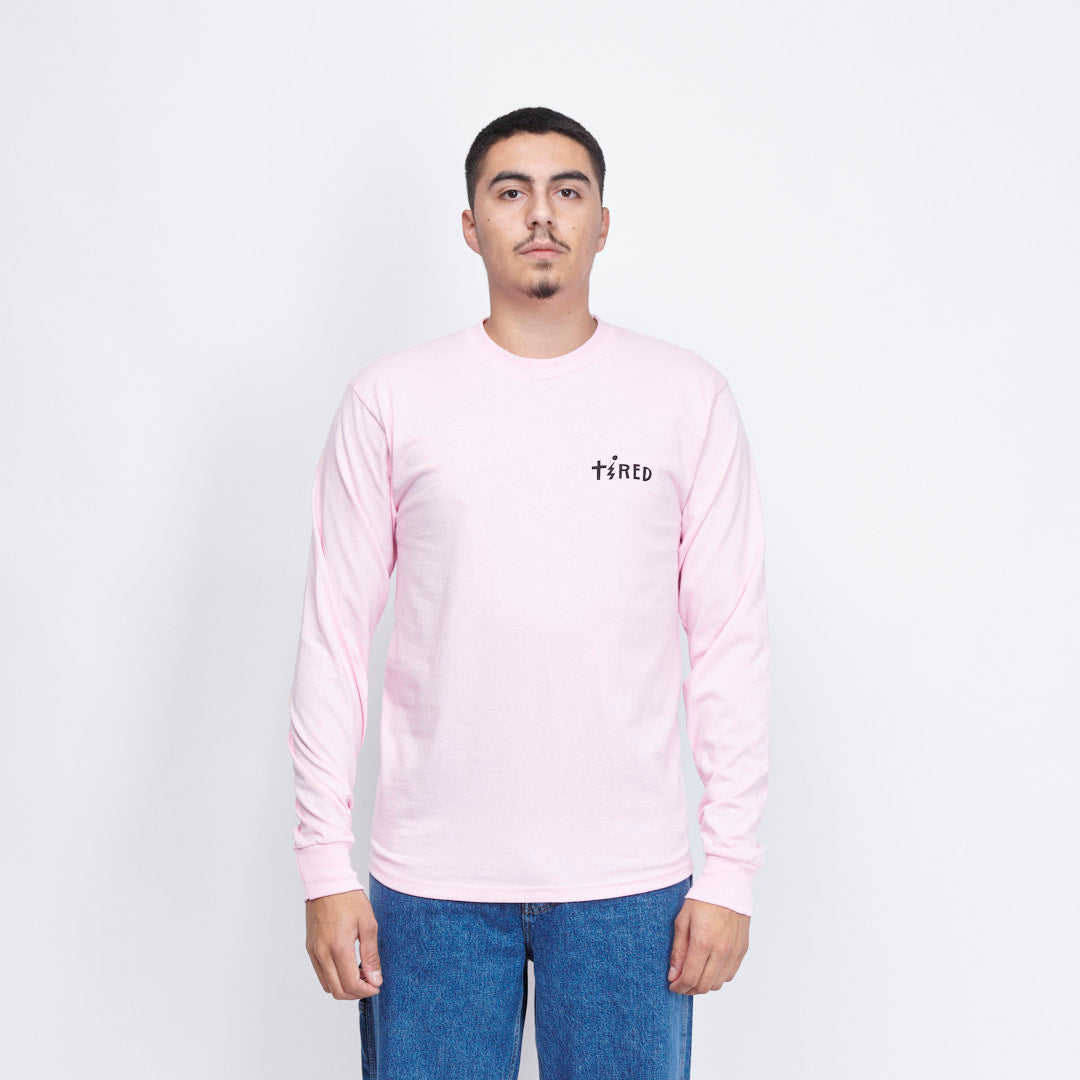 Tired Skateboards - Jolt LS Tee (Pink)