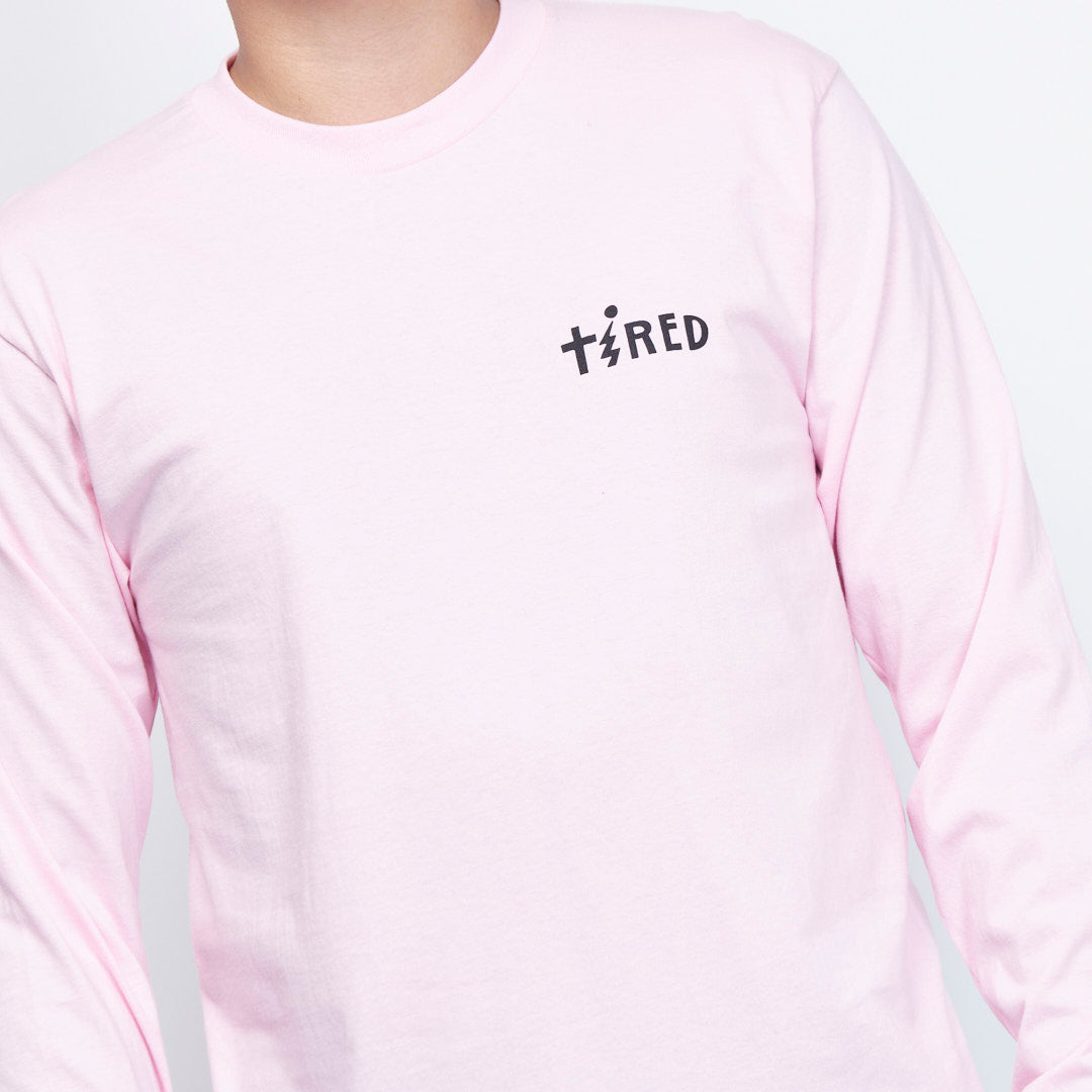 Tired Skateboards - Jolt LS Tee (Pink)