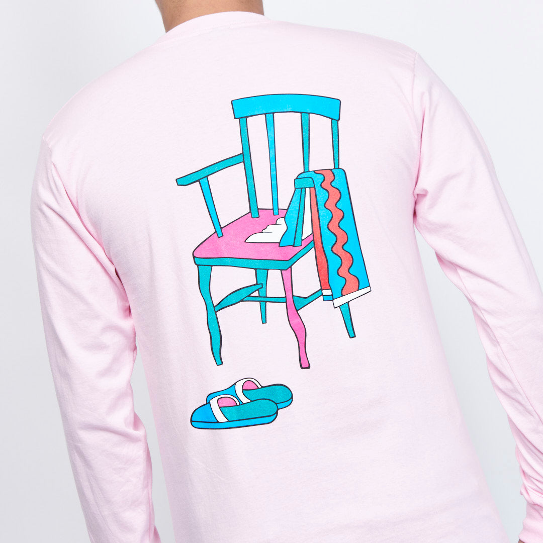 Tired Skateboards - Jolt LS Tee (Pink)