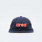 Tired Skateboards - Lower Case Block Cap (Navy)