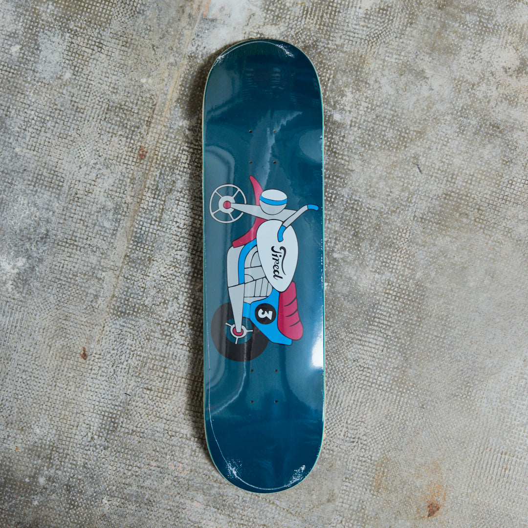 Tired Skateboards Motor Sports - Deck 8.25