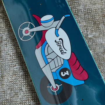 Tired Skateboards Motor Sports - Deck 8.25
