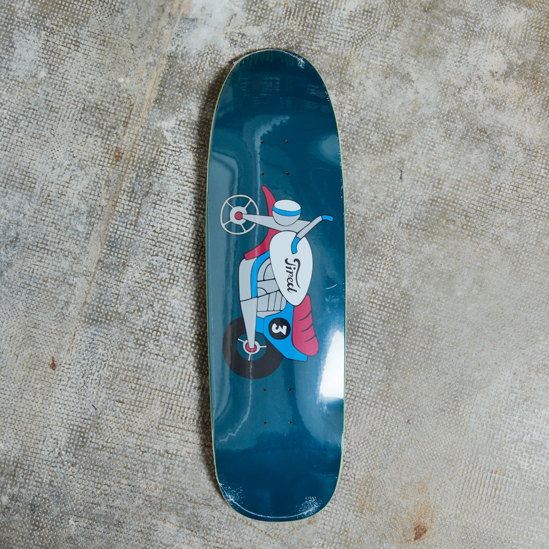 Tired Skateboards Motor Sports - Deck Sigar 9.375