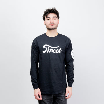 Tired Skateboards Motor Sports LS Tee - Black