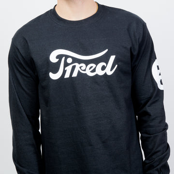 Tired Skateboards Motor Sports LS Tee - Black