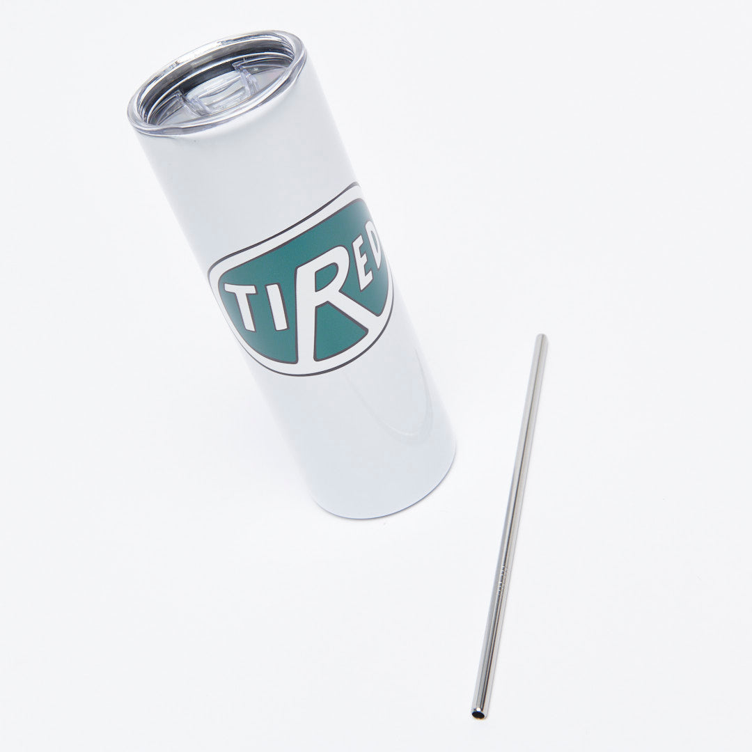 Tired Skateboards - Rover 20 oz Tumbler (Clear)