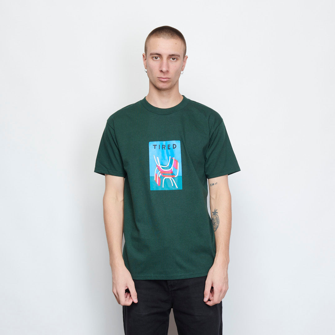 Tired Skateboards - Seats SS Tee (Forest)