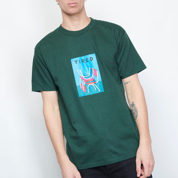 Tired Skateboards - Seats SS Tee (Forest)