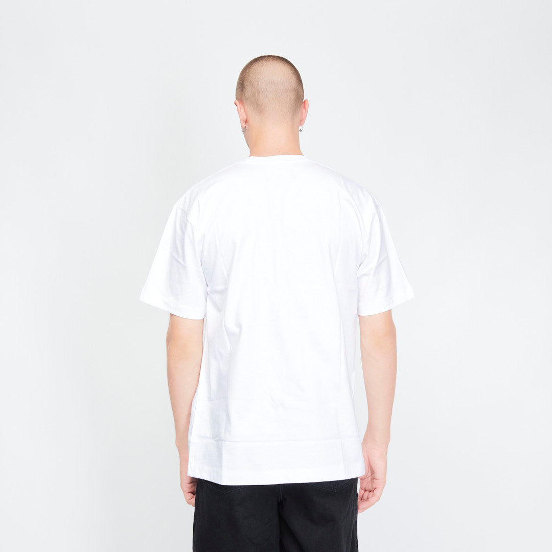 Tired Skateboards - Tipsy Mouse Embroidered SS Tee (White)