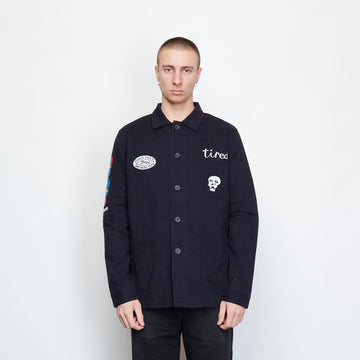 Tired Skateboards - Wobbles Field Coat (Navy)