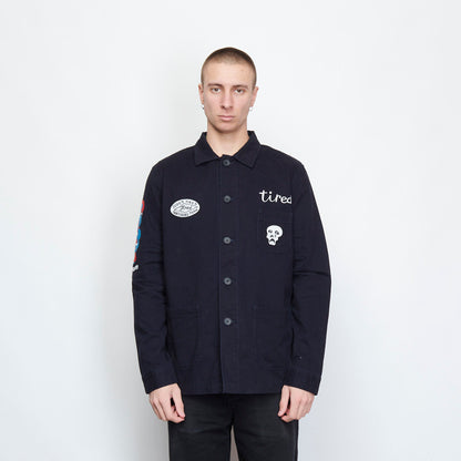 Tired Skateboards - Wobbles Field Coat (Navy)