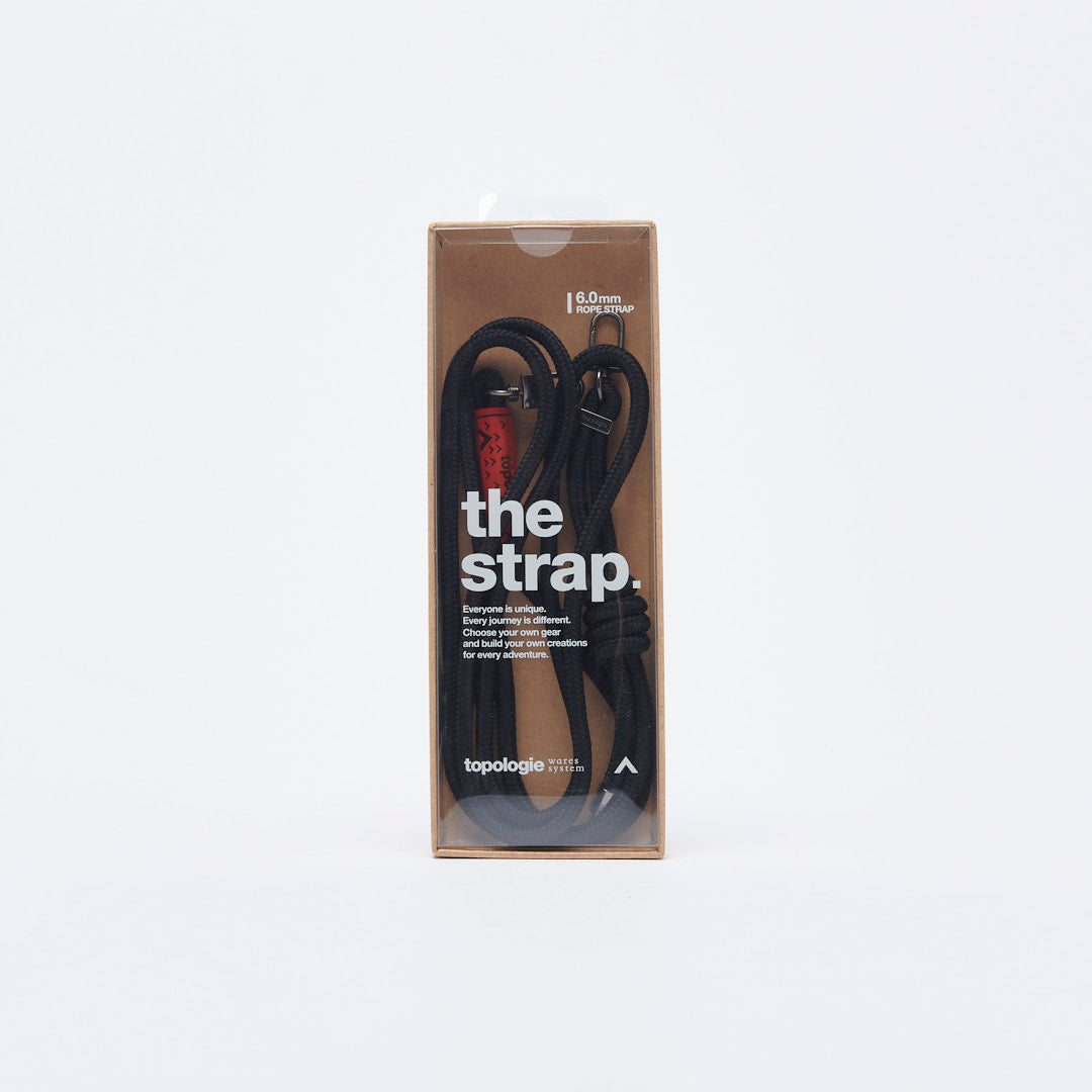 Topologie - Phone Cases Verdon Strap 6 mm (Black Solid)