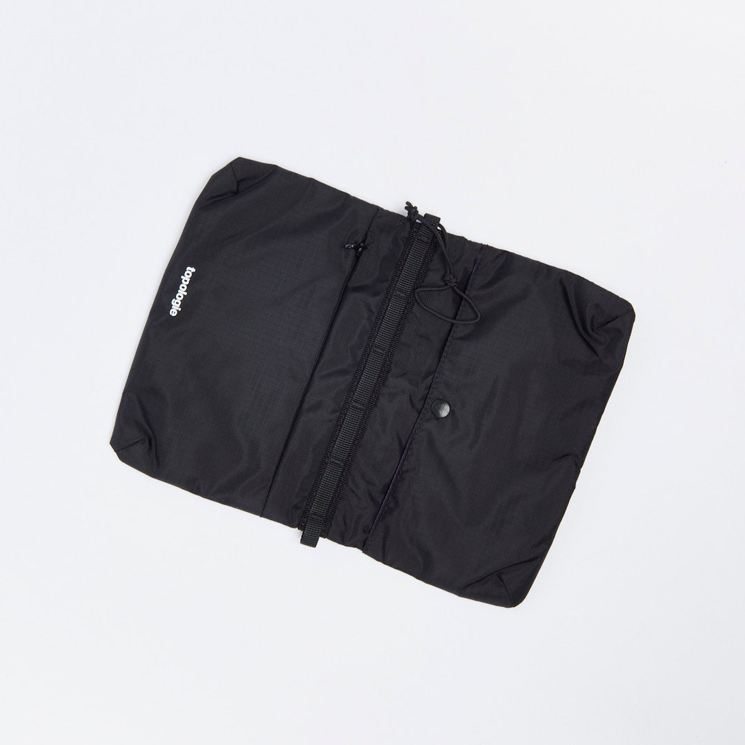Topologie - Wares Bags Flat Sacoche Black (Light fabric)