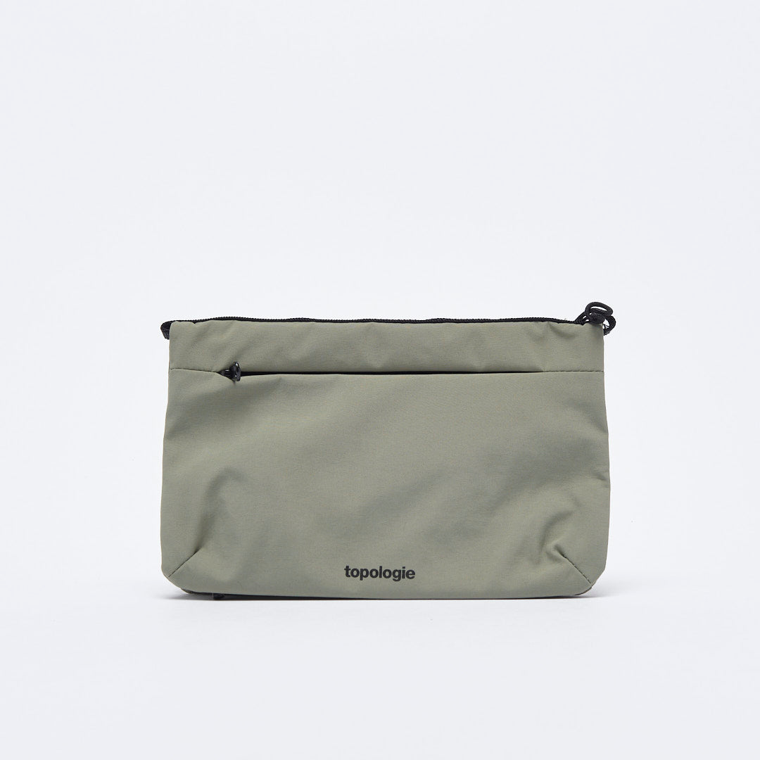 Topologie - Wares Bags Flat Sacoche Moss (Light fabric)