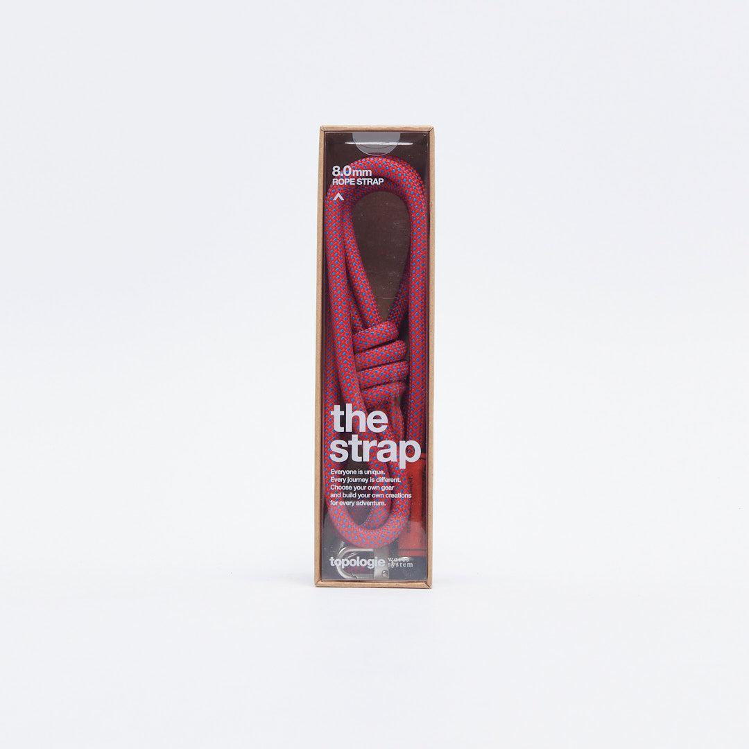 Topology - Wares Straps 8.0mm Rope Strap (Red/Blue Lattice) – MILK STORE