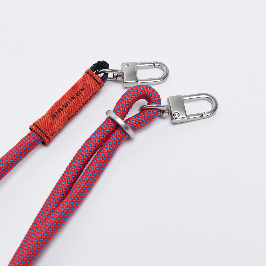 Topology - Wares Straps 8.0mm Rope Strap (Red/Blue Lattice) – MILK STORE