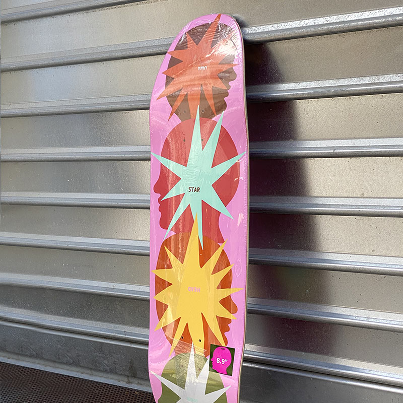Uma Skateboards Star Head Buddies 8.9 Shaped Deck