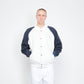 Yardsale - Fleece Bomber (White/navy)