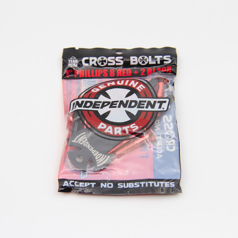 Independent Cross Bolts 1 Phillips Red Black