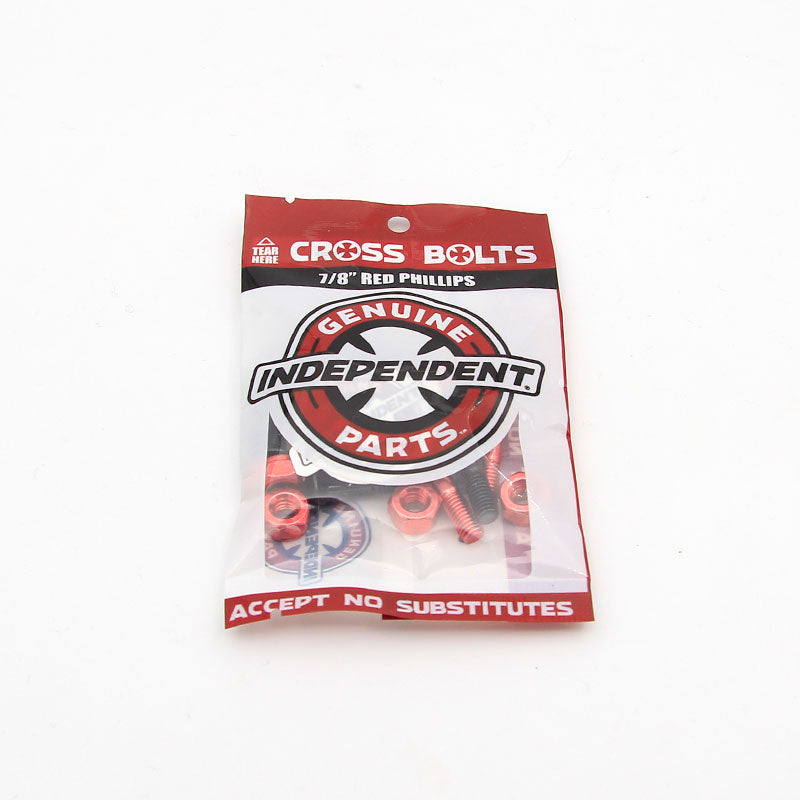 Independent Cross Bolts 7/8 Phillips Red