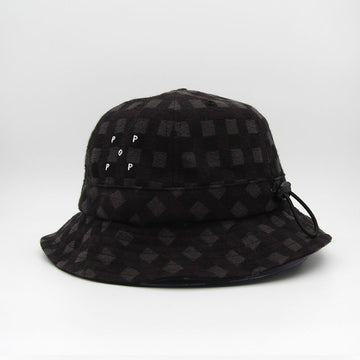 Pop Trading Company Bell Hat Plaid Charcoal/Black