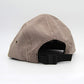 Pop Trading Company Logo 5 Panel Hat Brown/White Gingham