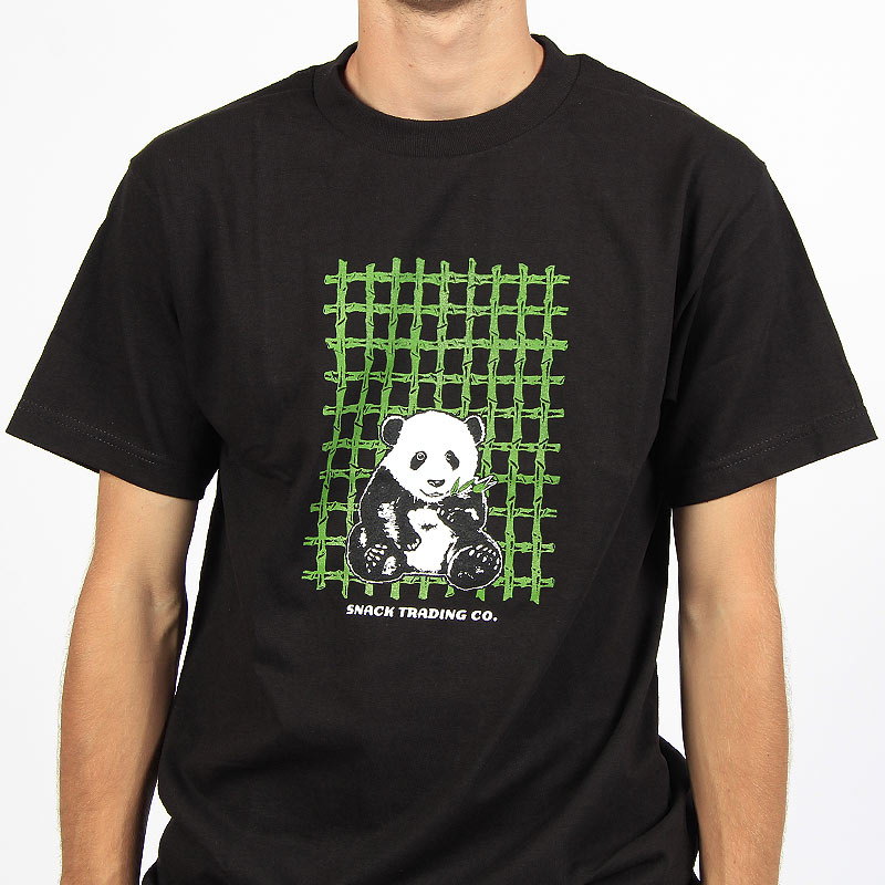 Snack Skateboards Trading Co Tee Black