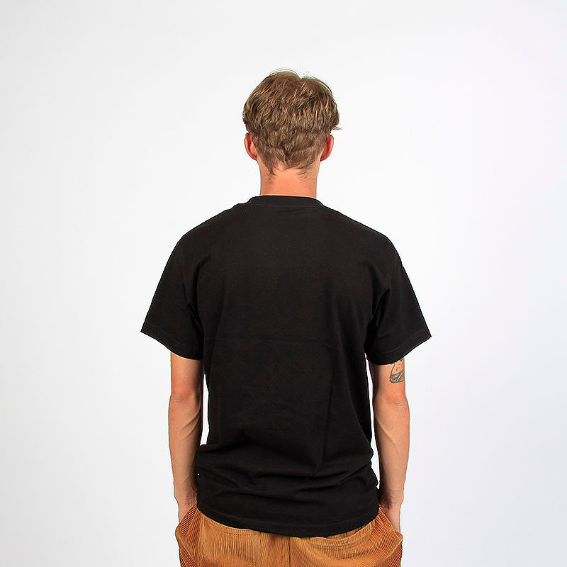 Snack Skateboards Trading Co Tee Black